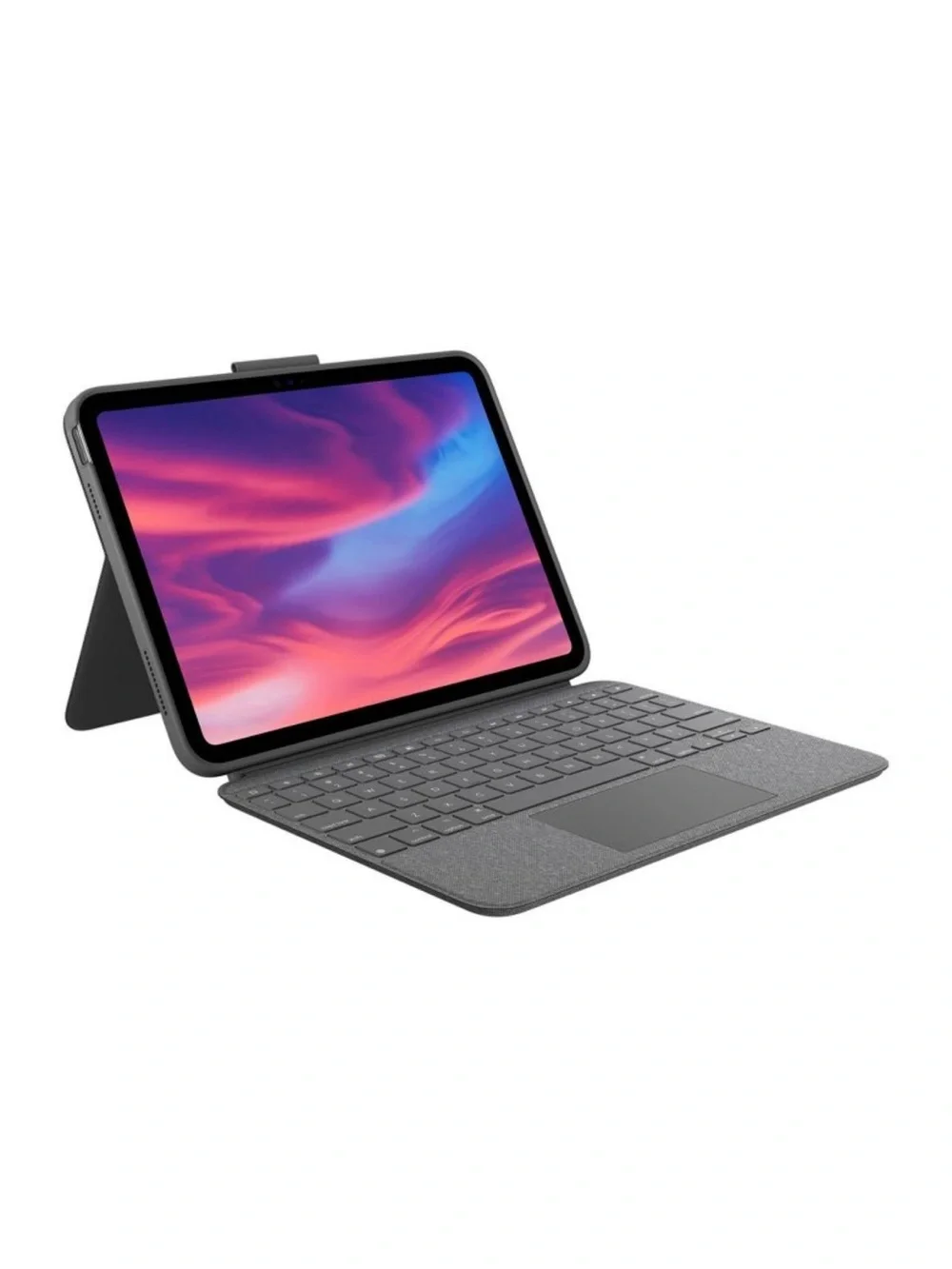 NEW • Logitech Combo Touch Keyboard Case for iPad in Gray and Black